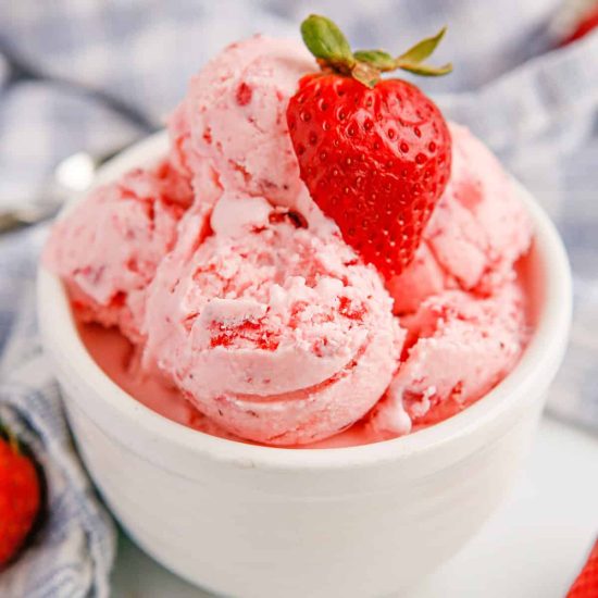 Înghețata de căpșuni